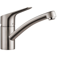 Hansgrohe 13860000 MySport S Spültischarmatur, für Küchenspülen, mit 360 ° schwenkbarem Auslauf, grau, 13860800