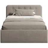 home collective Polsterbett 140 x 200 cm Beige