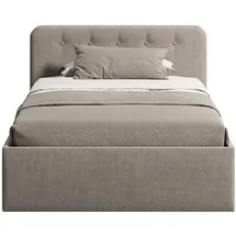 home collective Polsterbett 140 x 200 cm Beige