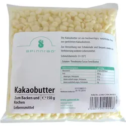 KAKAOBUTTER Pellets zum Backen 150 g