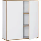 VCM Salia Aktenschrank 100 x 33 x 110 cm weiß