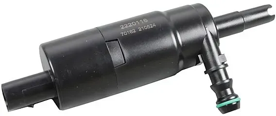 METZGER Waschwasserpumpe, Scheinwerferreinigung 2220116 vorne für Ford ROLLS-ROYCE VAG Mercedes BMW MAN Porsche