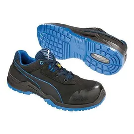 Puma Argon Blue Low Gr.44 schwarz/blau Leder S3 ESD SRC EN20345 1 PA