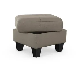 sit&more Stauraumhocker Belluci 58 x 48 x 58 cm Braun