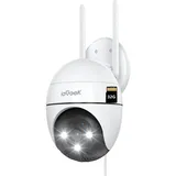 ieGeek Überwachungskamera 2K Überwachungskamera Aussen Kamera Überwachung Aussen Wlan IP (Aussen, AuBenbereich, außen, utdoor Kabel Außenkamera WiFi PTZ Outdoor Camera Dome Aussen kamera, 1-tlg., Videoüberwachung Kamera mit Farbige Nachtsicht Bewegungserkennung, 24/7 Aufnahme,& Ton und Lichtalarm)