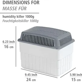 Wenko Feuchtigkeitskiller Raumentfeuchter 2 x 1 kg