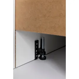 kochstation Kochfeldumbauschrank KS-Riesa 60 x 60 x 82 cm Braun