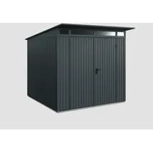 EcoStar Gerätehaus Trend-P Typ 2 2,48 x 2,83 x 2,32 m anthrazitgrau Doppeltür