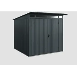 EcoStar Gerätehaus Trend-P Typ 2 2,48 x 2,83 x 2,32 m anthrazitgrau Doppeltür