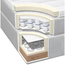 xl moebel gmbh Bett Boxspring Braun Design Bett XXL Big Polster Hotel Ehe Luxus Doppel Betten - Schwarz