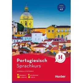 Hueber Sprachkurs Portugiesisch: Schnell & intensiv / Paket: Buch + 4 Audio-CDs + MP3-CD + MP3-Download