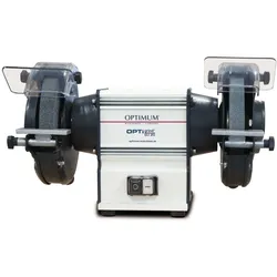 Optimum Doppelschleifmaschine OPTIgrind GU 20 Schleifmaschine 230 V Scheibe 20mm
