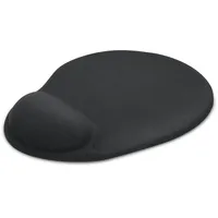 Speedlink Vellu Gel SL-620802-BK - Mauspad mit Handballenauflage Ergonomisch, Handballenauflage schwarz