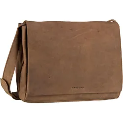 Harold's Antic 3104 Kuriertasche L  in Natur (12.5 Liter), Umhängetasche