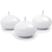 Partydeco Schwimmkerze 4 cm 50 St. weiß