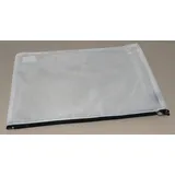 FolderSys Reißverschlussbeutel transparent/schwarz 0,15 mm,