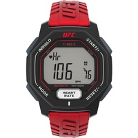 Timex UFC Performance Spark Herrenuhr 46mm mit rotem Harzband TW2V84000