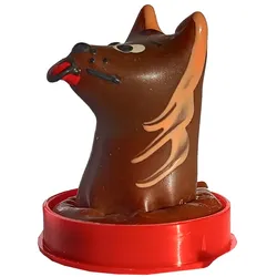 Scherzkondom «Hund»: Handbemalt, Symbol für Freundschaft (1 Stück) 1 St