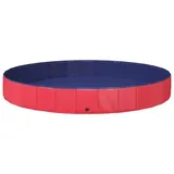 vidaXL Hundepool Rot Ø300 x 38 cm