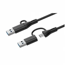 Zetiy P42C PC Lautsprecher 10W mit Monitor Clip, USB Lautsprecher für PC Laptop Notebook, Monitor, Plug & Play, Platzsparend für Büro G... - Schwarz