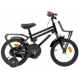 vidaXL Kinderfahrrad 12 Zoll schwarz