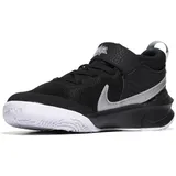 Nike Unisex Kinder Team Hustle D 10 Basketballschuh, Black Metallic Silver Volt White, 28.5 EU