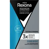 Rexona Men Maximum Protection Anti-Transpirant Deocreme Clean Scent mit 48 Stunden Schutz gegen starkes Schwitzen und Körpergeruch