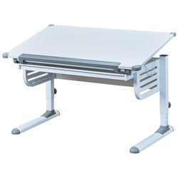 Inter Link Schreibtisch SKALARE, höhenverstellbarer Kindertisch mit neigbarer Tischplatte