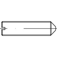 Industrial Quality Supplies ISO 7434 Gewindestifte mit Spitze &
