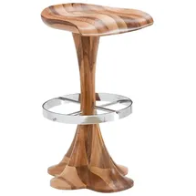 JV Möbel Hocker Holz 42 x 80 x 43 cm Braun