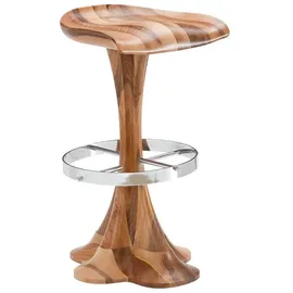 JV Möbel Hocker Holz 42 x 80 x 43 cm Braun