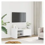 vidaXL TV-Schrank Weiß 80x35x40 cm Holzwerkstoff