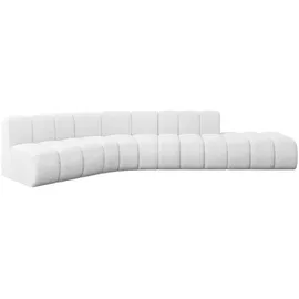 altdecor Ecksofa modulares Sofa Brilo-L1 - 380x174x70 cm Weiß