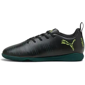 Puma Future 8 Play IT Kinder schwarz/fizzy light/green terrain 38