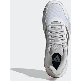 adidas Courtjam Control 3 Cloud White / Iron Metallic / Lucid Red 42