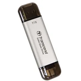 Transcend ESD310S 1 TB USB 3.2 Gen 2 Typ-A/Typ-C Silber TS1TESD310S