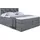 altdecor Boxspringbett ZAFIRA-BZ KING - 160 x 200 - H3/H4 - Dunkelgrau
