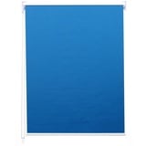 MCW Rollo MCW-D52, Fensterrollo Seitenzugrollo Jalousie, Sonnenschutz Verdunkelung blickdicht 90x230cm ~ blau