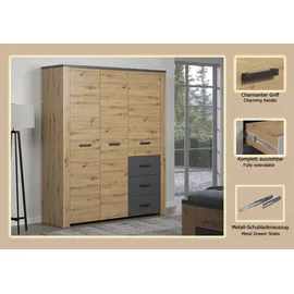 trendteam Follow 171 x 212 x 60 cm natur/anthrazit