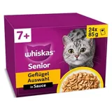 Whiskas 7+ Geflügel Auswahl in Sauce 24 x 85 g