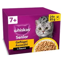 Whiskas 7+ Geflügel Auswahl in Sauce 24 x 85 g
