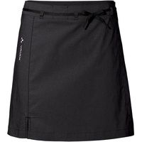 Vaude Womens Tremalzo Skirt III - Rock für den Radsport für Damen - inkl. Innenhose - atmungsaktiver Fahrradrock, Black Uni, 36