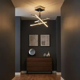 ESTO Deckenleuchte 4x LED 4,0 W quadratisch chrom