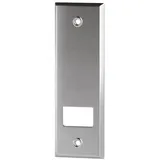 BAUHELD Metall Gurtwickler Abdeckplatte 105mm Offen Verchromt