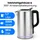 Proficook Wasserkocher PC-WKS 1321 1,7 l Schwarz/Silber
