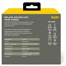 aqiila AQAPC2BK468 Akku-Kompressor