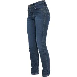 John Doe Jane High Mono Damen Motorradjeans, blau, Größe 25 34