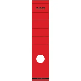 Falken Ordneretiketten 11286887 rot 60 x 290 mm 10 Blatt 10 St.