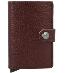 Secrid Miniwallet Vegetable Kreditkartenetui RFID Leder 6,5 cm  braun