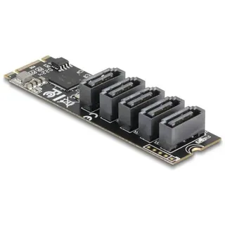 DeLock M.2 2280 Key B+M Kontroller zu 5 x SATA